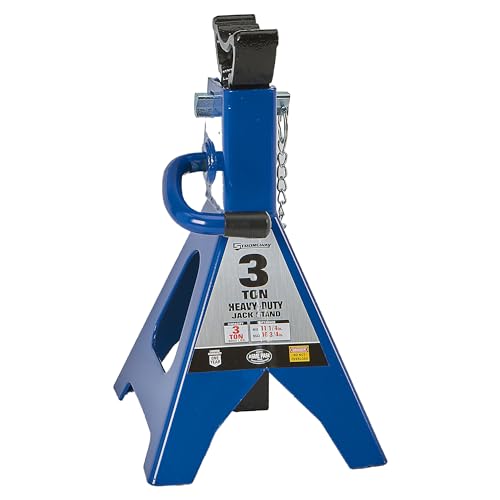 Strongway Double-Locking 3-Ton Jack Stands, 6,000-Lb. Capacity, 1 Pair - style: 3 Ton