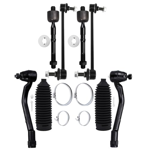 Front Inner Outer Tie Rod End w/Boot Sway Bar for Hyundai, for Kia