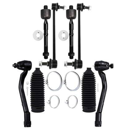 Front Inner Outer Tie Rod End w/Boot Sway Bar for Hyundai, for Kia