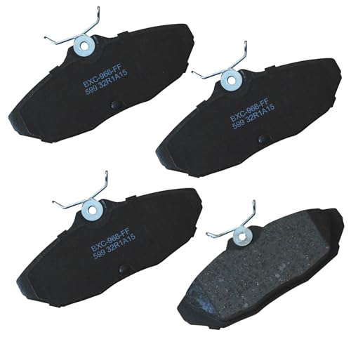 Bendix Premium SBC599 Ceramic Rear Brake Pads for Ford Cougar 1994-1993, Thunderbird 1997-1993, Lincoln Mark VIII 1998-1993, Mercury Cougar 1997-1993 - style: SBC599