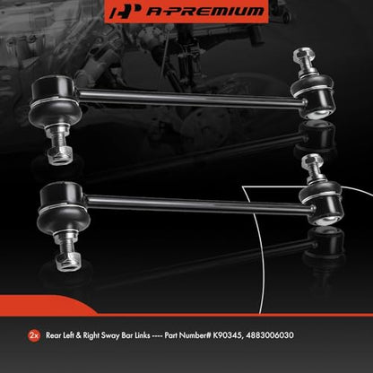 A-Premium Rear Sway Bar Link Stabilizer Bar Link - style: Rear Side
