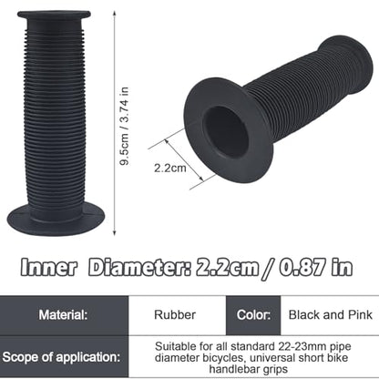 2 Pair Mini Kids Bike Handlebar Grips Non-Slip Soft Rubber Bicycle Grips