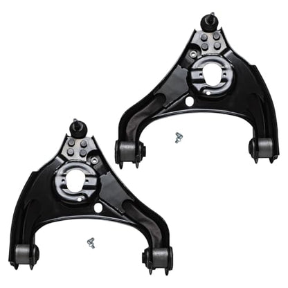 Detroit Axle - 5 Lug RWD Front Lower Control Arms w/Ball Joints + Upper - size: 4CS48091/4PC