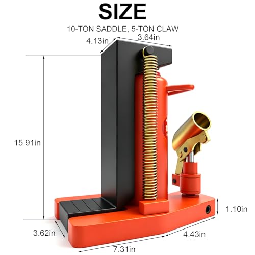 YATOINTO Toe Jack 5 Ton/10 Ton, Hydraulic Jack, Floor Jack Seal Kit for Construction Landscaping Farm Projects