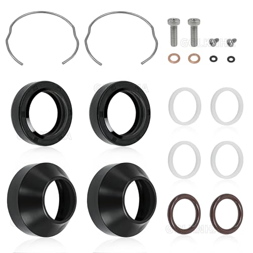 35mm Front Fork Leg Seals & Boots Rebuild Kit for Harley Sportster 1000 XLH Roadster XLS 1200 Super Glide Fat Bob 1975-1983