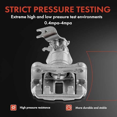 A-Premium Rear Left Driver Disc Brake Caliper with Bracket - style: Rear Driver Side