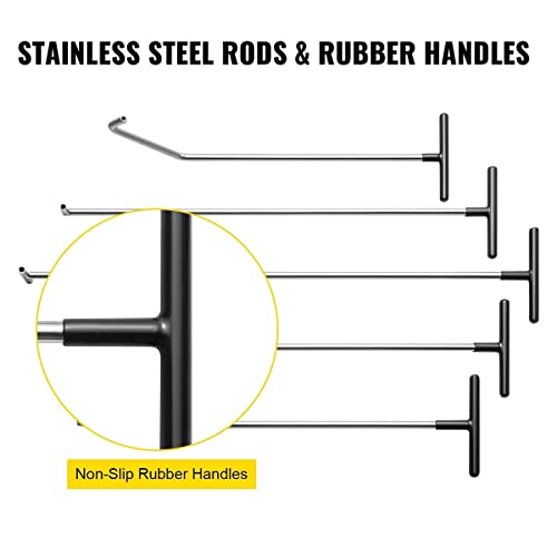LadyRosian Dent Repair Rods Tools 27PCS Paintless Dent Repair Kits with Stainless Steel Taper Head Tools for Car Auto Body Dents Hail Damage Removal - color: Repair Tool C