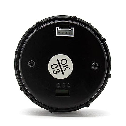 2 Inches 52mm Car Fuel Level Digital Gauge Automobile Blue Backlight Universal Meter (Fuel Gauge with Sensor)