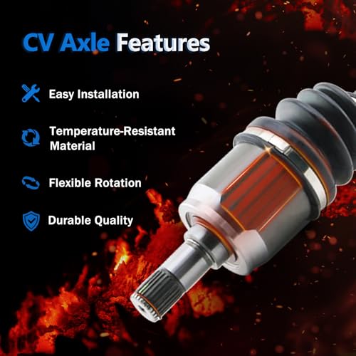 Front CV Axle Fit for 2006-2013 Honda Civic L4 1.8L Automatic Trans - size: NCV36568 NCV36569