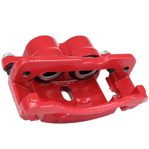 SCITOO Front Right/Rear Left Disc Brake Caliper With Bracket 18-B4728 Red - size: Front Passenger[18-B4728]