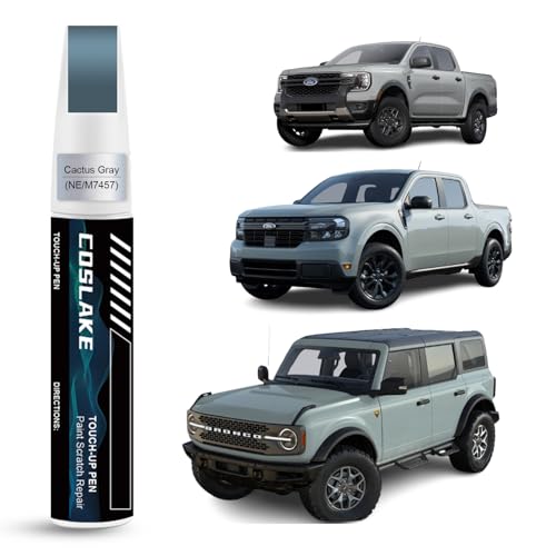 Car Touch Up Paint(Cactus Gray(NE/M7457)) for Ford - color: Cactus Gray(NE/M7457) for 2024 Bronco/2024 Maverick/2024 Ranger