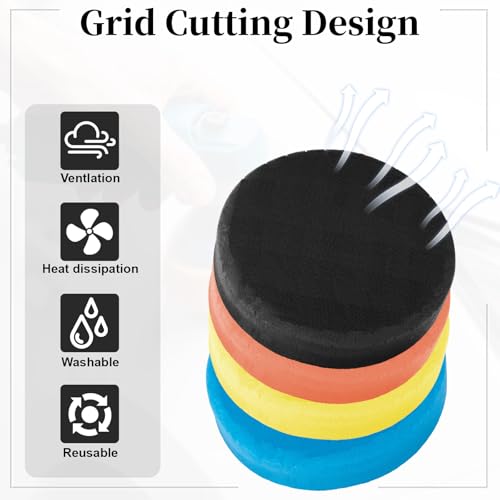 ecocstm 5 PCS 5 Inch Buffing Polishing Pads, Cutting Pads for Polisher