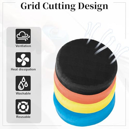 ecocstm 5 PCS 5 Inch Buffing Polishing Pads, Cutting Pads for Polisher