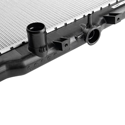 TRQ Radiator Assembly Aluminum Core 1 Row with Transmission Oil Cooler - style: RDA80232