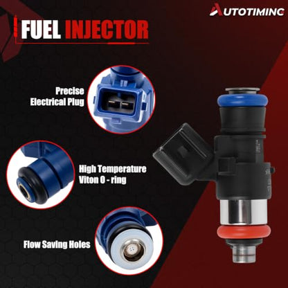 1202863 Fuel Injector Harness Set of 2 Compatible with 2010 Crew 800 - color: RP-FI06201