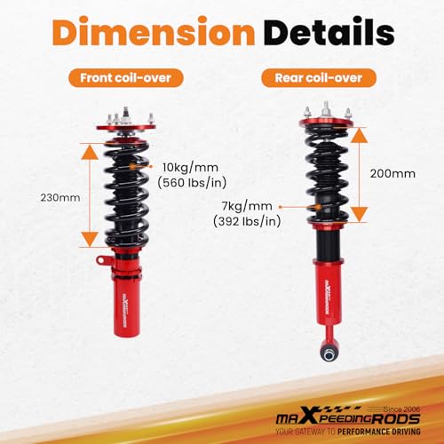 maXpeedingrods Coilovers for BMW 5 series E60 Sedan RWD 2004-2010