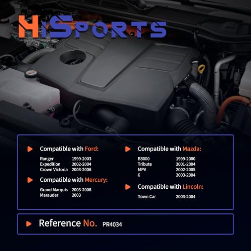 HiSport Fuel Injection Pressure Regulator Replaces XL5Z-9F775-AA - size: HSFPRR4034