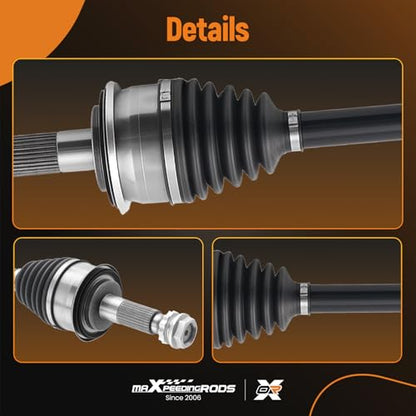 maXpeedingrods Front Left or Right CV Axle Shaft Assembly for Toyota Tundra - color: 66-5194