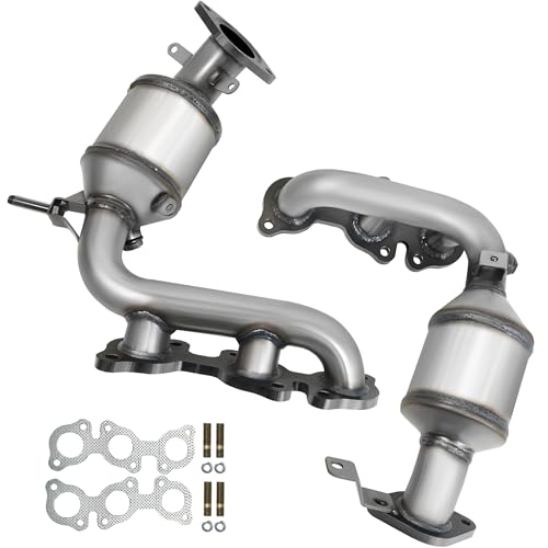 JT Catalytic Converter Compatible with Toyota Sienna/Rx330 2004-2006, Highlander 2004-2007 3.3L 2pcs AWD ONLY (EPA Compliant) - size: for 2004-2006 Sienna 3.3L AWD SET