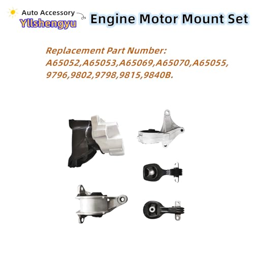 Engine Motor Mount Kit for CR-V 2012 2013 2014 L4 2.4L - size: CR-V 2012-2014 L4 2.4L