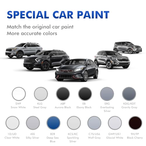 GWP/US1 Glacial White Touch Up Paint for Kia - color: GWP/US1 Glacial White