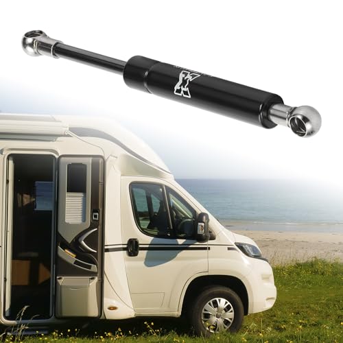 X AUTOHAUX 1 Pc 8inch 89Lbs/400N Black Lift Supports Struts Shocks - color: Black, size: 89lb