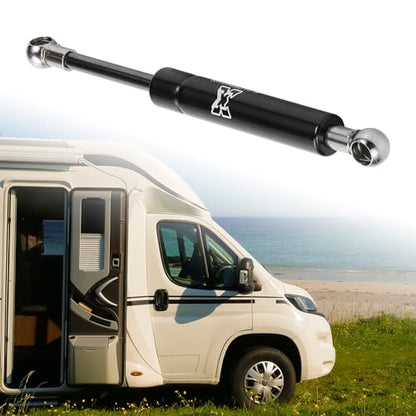 X AUTOHAUX 1 Pc 8inch 89Lbs/400N Black Lift Supports Struts Shocks - color: Black, size: 89lb