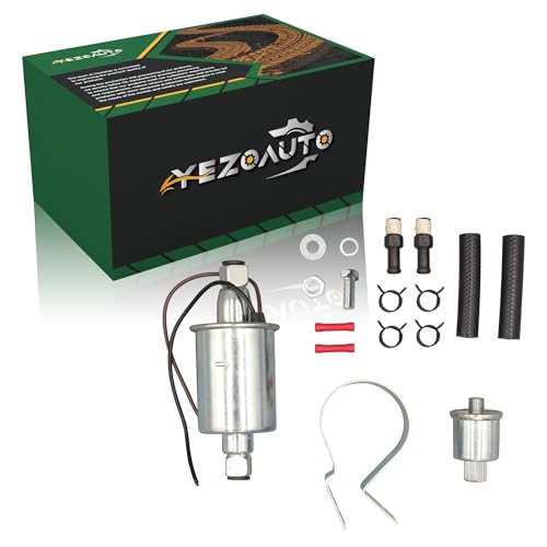 Universal Low Pressure 5-9 PSI Gas Diesel Inline Electric Fuel Pump for All 12 Volt Cars, Trucks Boats & Generators E8012S - size: E8012S(5-9 PSI)