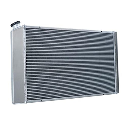 4 Row Aluminum Radiator Shroud Dual 12" Fan Relay Kit for 1973-1987 Chevy C10 C20 C30 K10 K20 GMC C1500 High Performance Racing Spec Dual Fan Relay Kit TOC