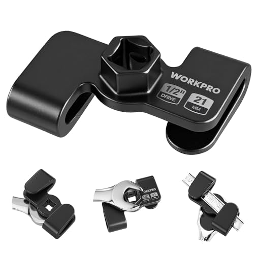 WORKPRO Wrench Extender Tool, 1/2" & 21mm Hex Drive, Universal Adapter