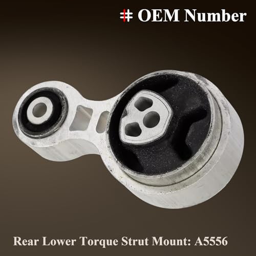 Engine Motor Mount & Trans Mount Kit for Ford Fusion 2010-2012 L4 2.5L - size: 2010-2012 Ford Fusion L4 2.5L