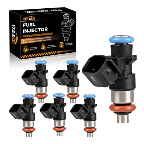 Fuel Injectors 0280158313 Compatible with Jeep Cherokee V6 3.2L 2014-2017 - size: 0280158313 6P