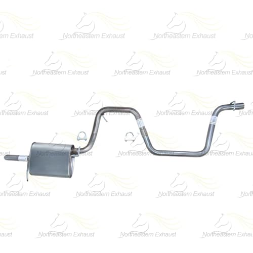 Exhaust Intermediate Pipe Muffler Kit Compatible with Chevy Malibu 2004-2008 2.2L | Stainless Steel | Northeastern Exhaust | Includes Clamps | Direct-Fit Replacement