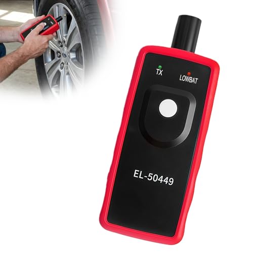 TPMS Relearn Tool, EL-50449 Tire Pressure Sensor TPMS Programming Tool, Red