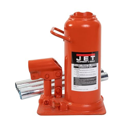 Jet 22.5-Ton Hydraulic Bottle Jack w/Handle (JHJ-22-1/2) - size: 22-1/2 Ton