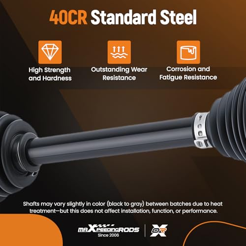maXpeedingrods Front Left CV Axle Assembly for Nissan Rogue - size: 66-6285-L