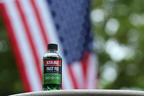STA-BIL Fast Fix - Small Engine Treatment, Cleans Carburetors and Injectors, Fixes Rough Running Engines, Eliminates Water, Treats Up to 20 Gallons (22304), Green, 8oz (Pack of 2) - size: 8 Fl Oz (Pack of 2)