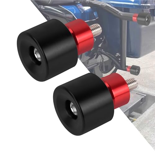 Crash Bar Slider Ends Frame Sliders Fit for Harley M12 Screw - color: #2 Red