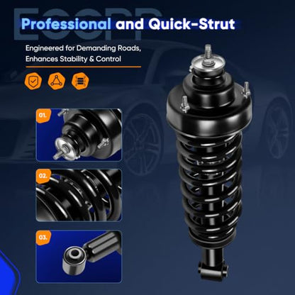 ECCPP Complete Struts Spring Assembly Rear Fit for Ford Explorer 2002-2005
