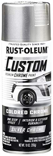 Rust-Oleum Automotive Custom Lacquer Spray Paint, Silver Chrome - color: Silver Chrome, size: 10 Ounce (Pack of 1)