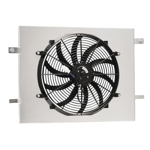 Radiator Shroud&16'' Electric Fan for 2004-2009 Dodge Ram 1500 2500 3500 4000 5.7 5.7l Radiator Cooling Fan Assembly kit