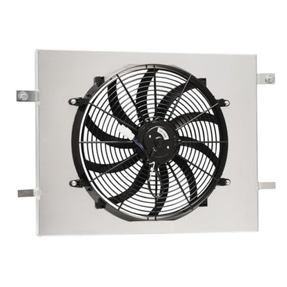 Radiator Shroud&16'' Electric Fan for 2004-2009 Dodge Ram 1500 2500 3500 4000 5.7 5.7l Radiator Cooling Fan Assembly kit