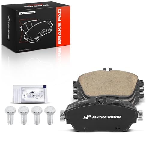 A-Premium Front Ceramic Brake Pads Compatible with Mercedes-Benz