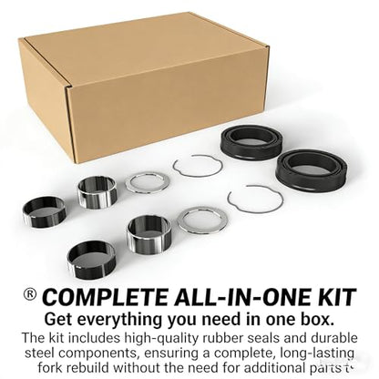 41mm Fork Seal Kit 36692 for Harley Davidson 1984 Wide Glide, 2 Pack