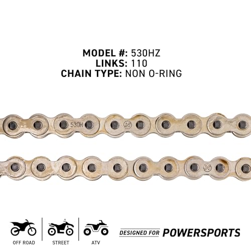 NICHE Drive Sprocket Chain Combo for Suzuki GSXR1000 GSXR1000Z Front 17 Rear 42 Tooth 530HZ Standard 110 Links - size: Standard Chain