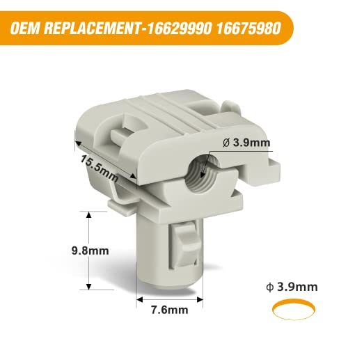 GOOACC 25Pcs Door Lock Rod Clip Tailgate Handle Rod Retainer - color: 25Pcs Door Lock Rod Clip 7.6mm