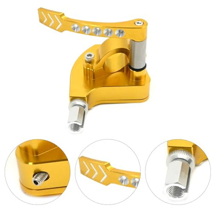 EATAKWARD Billet CNC Universal 7/8" ATV Throttle Lever Thumb Controller Thumb Throttle (Yellow) - color: Yellow