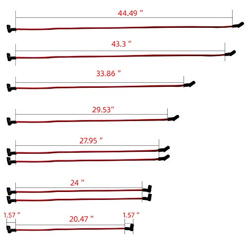 MAS Performance HEI Distributor & Spark Plug Wires & Free Pigtail Wire Harness Combo Kit Compatible with Chevy GMC SBC 305 350 BBC 454 65k Coil 7500RPM DD-SBC-HEI-V8 Replacement for 850001R