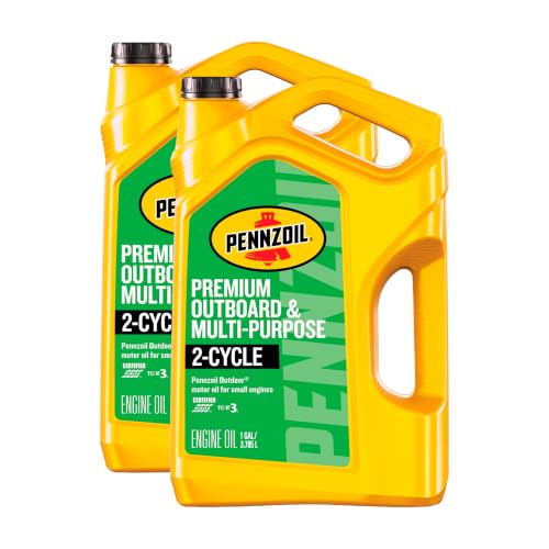 Pennzoil 550045232 1 Gallon Premium Outboard/Multi-Purpose (2 Cycle 1gal. Jug) (Pack of 2) - size: 1 Gallon (Pack of 2)