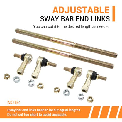 Adjustable Sway Bar End Link 4-6" Lift Compatible with Jeep Wrangler JK